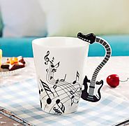 Buy Cool Music Instrument Guitar Coffee Mug - Online Bazaar