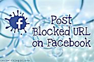 How to Post a Blocked URL on Facebook (Secret Working Trick) - Tech With Logic