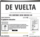 de vuelta