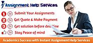 Academics Success with Instant Assignment Help Services