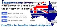 Hire Essay Writer For Australian University Assignment