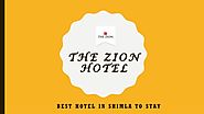 The Zion Resort, Luxury Hotel in Shimla
