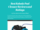 Best Robotic Pool Cleaner Reviews and Ratings