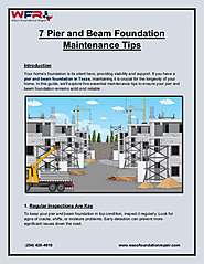 7 Pier and Beam Foundation Maintenance Tips