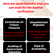 Benefits of Aadhar Verification