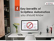 Key Benefits of Scriptless Test Automation Infographic