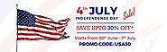 Get Offer Promo code for Independence Day of USA with our Products