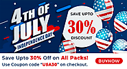 Offer for Service marketplace theme USA Independence Day