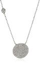Phillips Frankel "Affair" White Gold Infinity Diamond Bezel Chain Necklace
