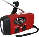 Ambient Weather WR-089 Compact Emergency Solar Hand Crank AM/FM/NOAA Weather Radio, Flashlight, Smart Phone Charger w...