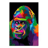 King of the Apes Home Decor HD Canvas Painting – Wallart Designers