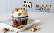 Halloween Candy Cupcakes