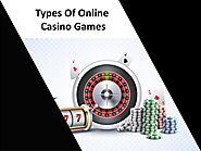 Types Of Online Casino Games PDF