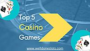 Top 5 Online Casino Game