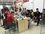 Khách hàng sửa chữa laptop tại 51 Quang Trung, Gò Vấp