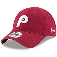 Philadelphia Phillies New Era Cooperstown Collection Core Classic Replica 9TWENTY Adjustable Hat - Maroon - Phillies ...