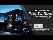 3 Keys to the Best Party Bus Rental Near Me Company for Your Next Trip