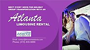 Meet Every Need for Holiday Group Transportation with an Atlanta Limousine Rental