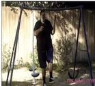 Fat Guy Breaking Swing Set | Funny People Images- Gif-King.com