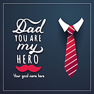 Happy Fathers Day Image With Name