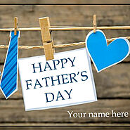 Happy Fathers Day Wishes Images With Name Edit