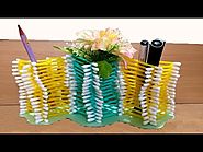 Best Craft Ideas With Cotton Buds | Reuse Waste Materials | Cotton Buds Craft ideas