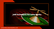 What Are The Jodi Techniques For Satta Matka?