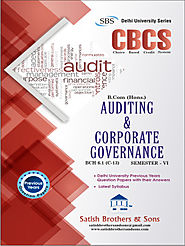 DU B.Com. (Hons.) 6th Sem Auditing & Corporate Governance Question Paper |
