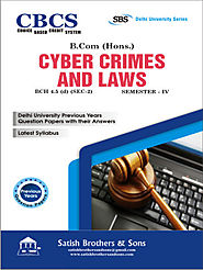 DU B.Com Hons 4th Sem Cyber Crimes, Laws Previous Years (Solved) Question Paper |