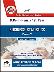 DU B.Com Hons SOL,External 1st Business Statistics Previous Year/Solved Question Paper |