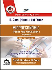 DU B.Com Hons SOL/External Microeconomics Theory Application 1st Previous Year, Solved Question Paper |