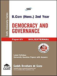 DU B.Com Hons 2nd Year SOL,External Democracy Governance Previous Year/Solved Question Paper |