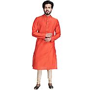 Cotton Silk Kurta Pajama Set - Vishyam