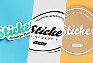 35+ Best Sticker Mockup PSD Templates 2019 - Templatefor
