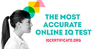 IQ Certificate - Test Your IQ!