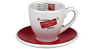 Konitz Coffee Bar Amore Mio Espresso Cups and Saucers (Set of 4)