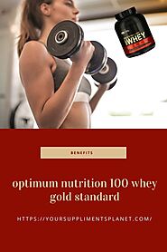 THE SPECIAL SIDE OF OPTIMUM NUTRITION 100 WHEY GOLD STANDARD