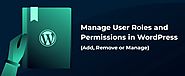 Manage User Roles and Permissions in WordPress (Add, Remove or Manage)