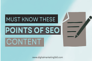 Don’t Miss These Things For A Good SEO Content
