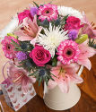 Cerise Charm Bouquet | Flowers By Post | Bunches.co.uk