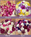 Flowers For A Year | Monthly Flowers Every Month For A Year | Bunches.co.uk