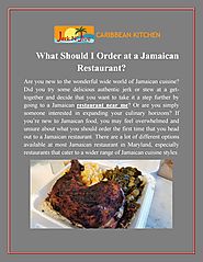 What Should I Order at a Jamaican Restaurant?
