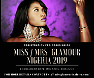 Miss/Mrs Glamour In Africa 2019. The Best Beauty Pageant in Nigeria