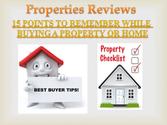 Tips to consider before Investing in Property