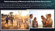 Copa Airlines Reservations to Reserve Best Ticket Deals