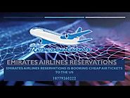 Book Flights & Attain Assistance at Emirates Airlines Reservations