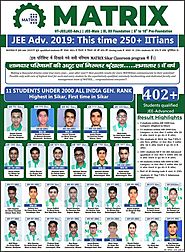 Get the details of IIT JEE Results | Matrix JEE Academy