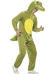 Crocodile Fancy Dress Costume Green, Adult | Fancy Panda