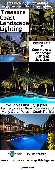 Treasure Coast Landscape Lighting | Piktochart Visual Editor