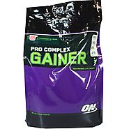 Optimum Nutrition Pro Complex Gainer Strawberry and cream Protein - 10 LBS